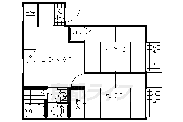 サンビーム大久保の間取り