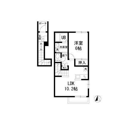 カーサ アルベロの間取り