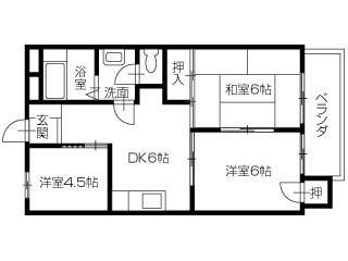 ウィスタリア昭和町の間取り