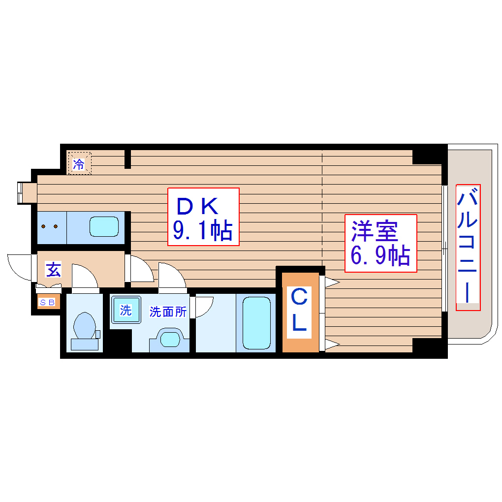 スワローヒルズMHの間取り