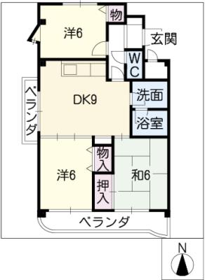 ローヤル樹林の間取り