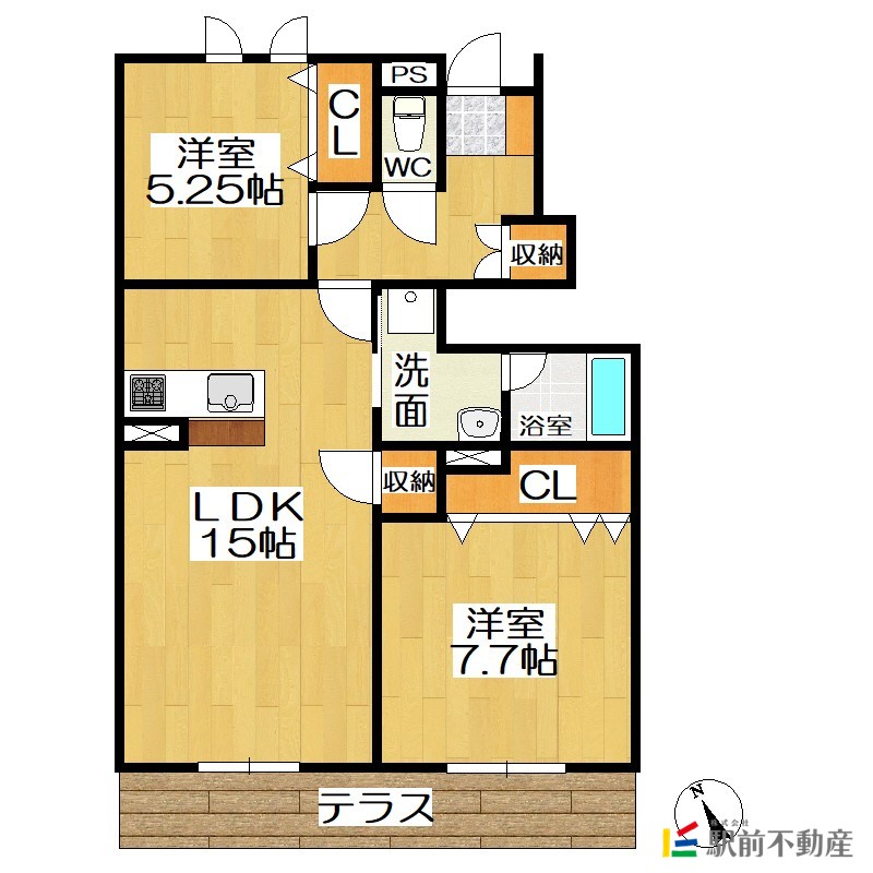 リッツハウスA_間取り_0