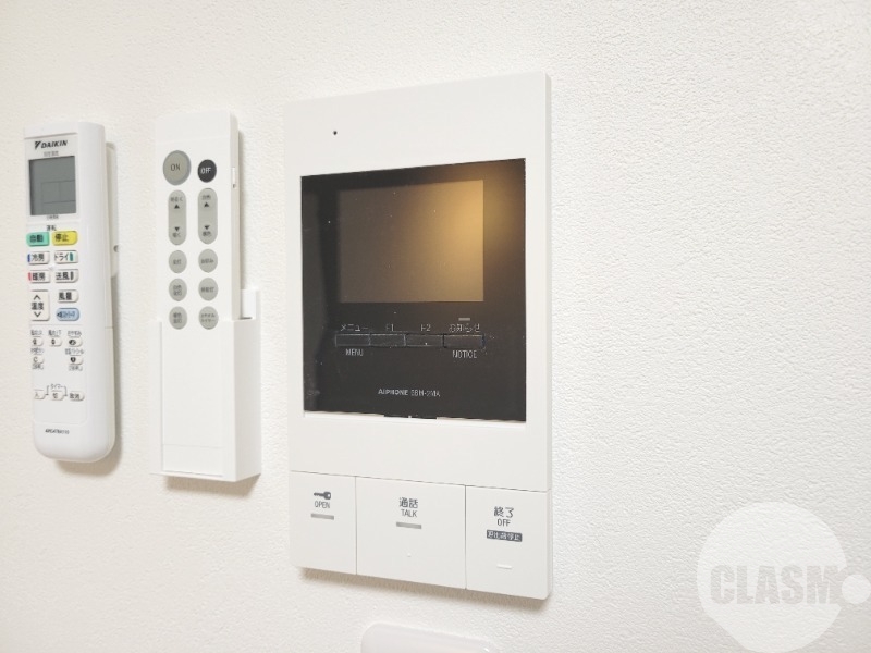 セキュリティ　来訪者が確認できるモニターホン♪