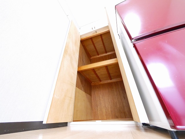 収納　十分な収納スペースがあります