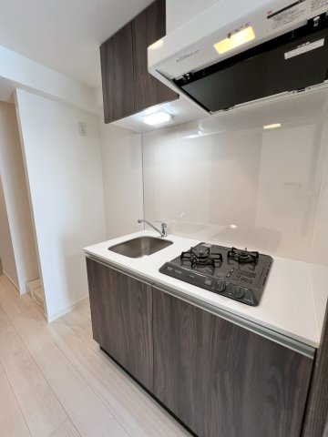 キッチン　コンパクトなキッチンで掃除もラクラク