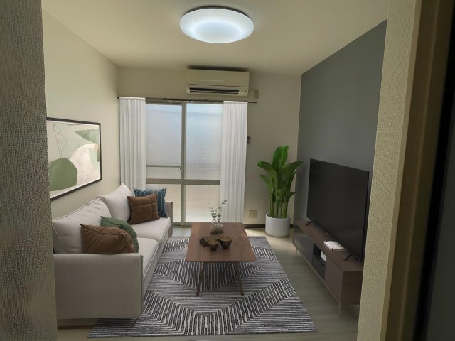 居室・リビング　おしゃれに家具を入れるとこんな隠れ家に♪