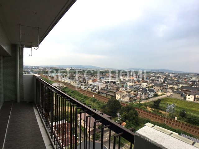 バルコニー　落ち着いた時間を過ごせるバルコニーです