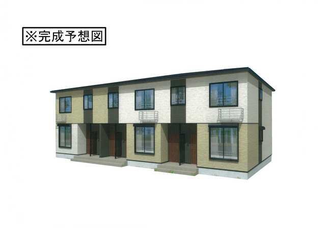 高知市仁井田のアパートの建物外観