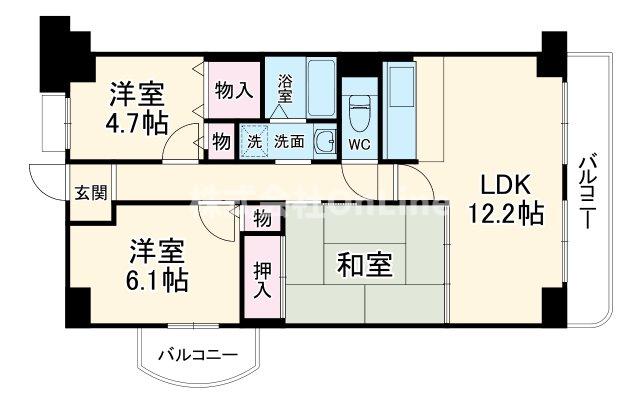 モンテ21の間取り写真