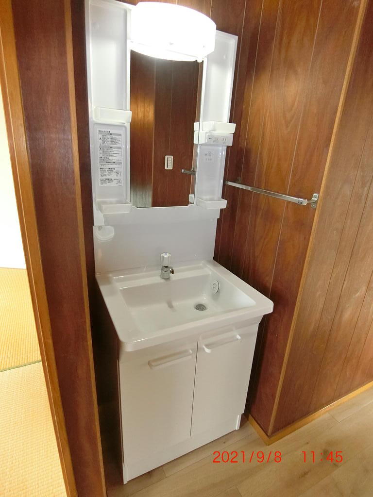 洗面設備　2階の洗面台