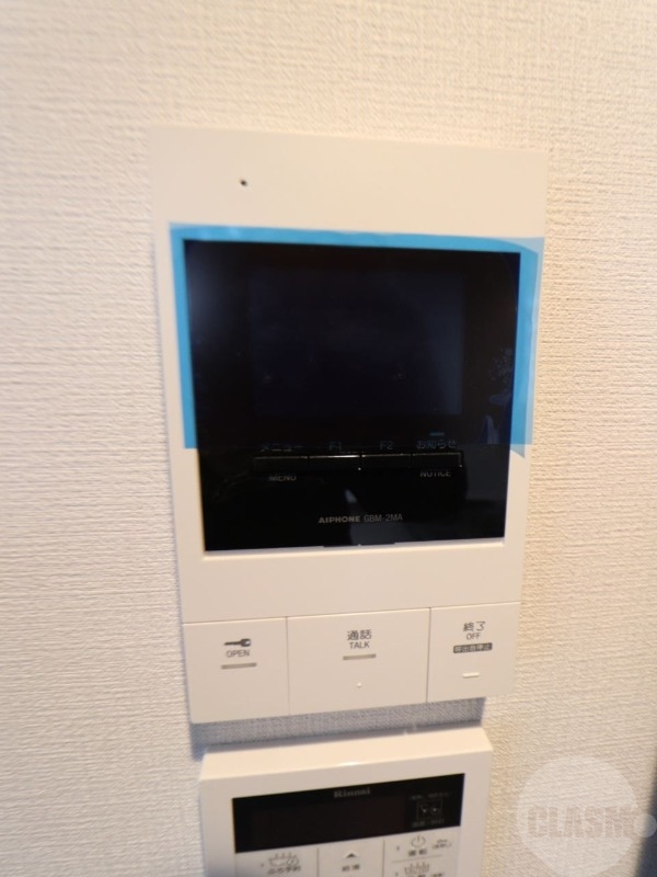 セキュリティ　モニター付きインターフォンで安心です