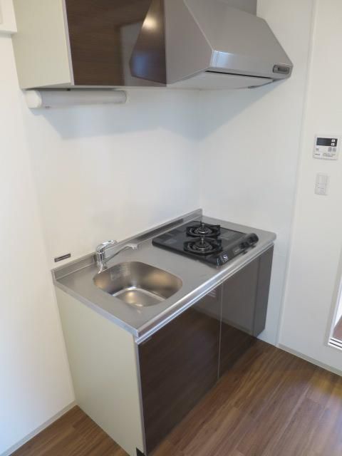 キッチン　２口ガスシステムキッチン