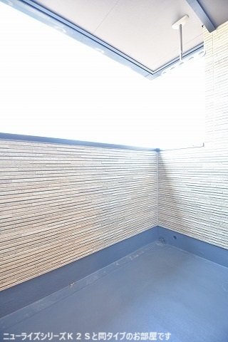 バルコニー　広々としたバルコニーです