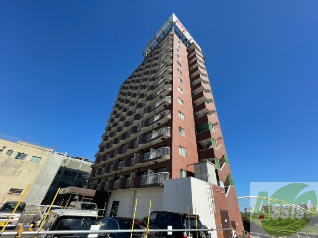 建物外観　札幌市中央区南４条東「エンドレスリバーサイド」