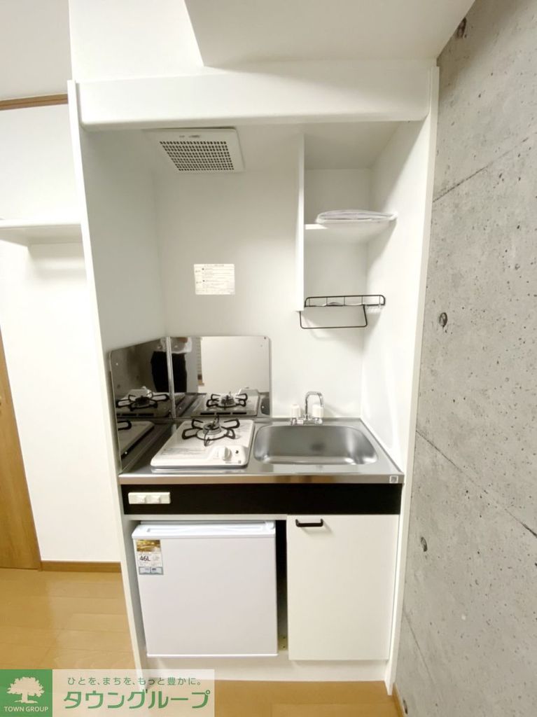 キッチン　オリジナルミニキッチン１口ガスコンロ付き♪