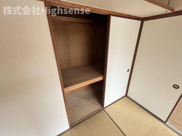 収納　たっぷりとした収納スペースです