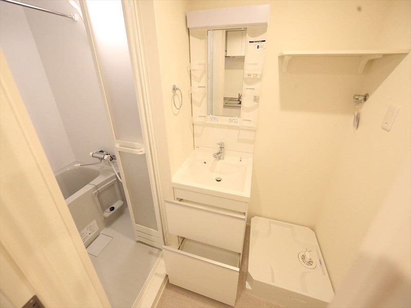 洗面設備　脱衣所　独立洗面台（シャンプードレッサー付）　同仕様写真