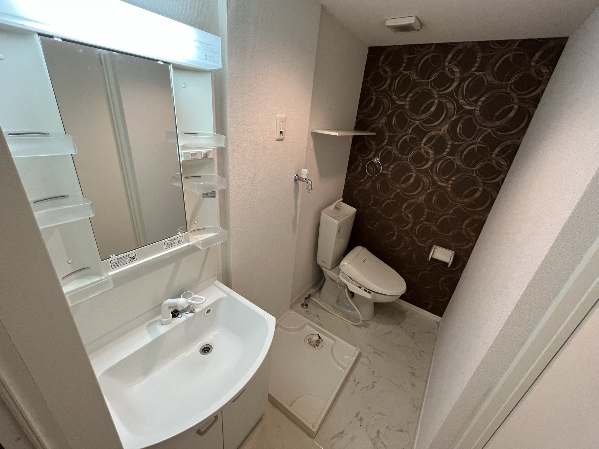 洗面設備　類似タイプの物件です☆