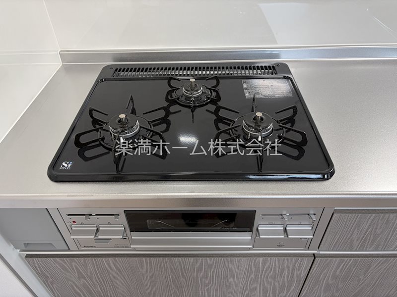 その他　3口ガスシステムキッチン♪