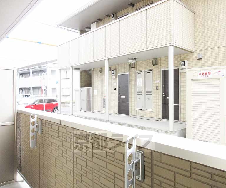 眺望　バルコニーから・