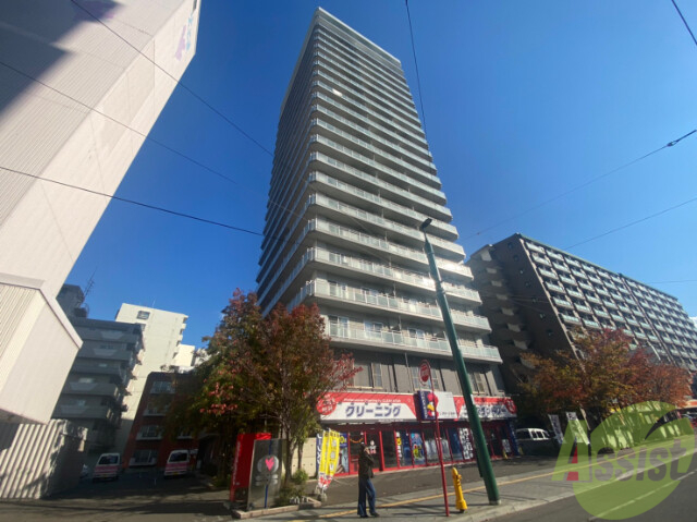 建物外観　札幌市中央区南７条西「ジュエルタワー」