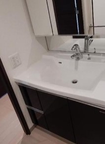 洗面設備　※別部屋の参考写真です。