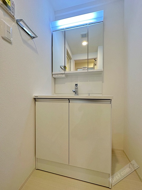 洗面設備　同施工メーカーのお写真です。