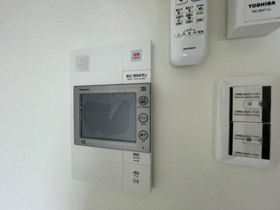 セキュリティ　※別部屋の写真です