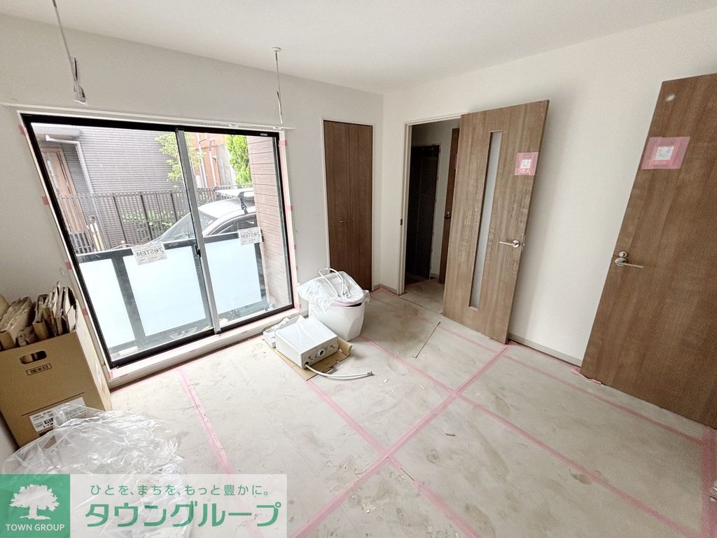 居室・リビング　建築中