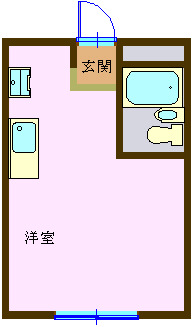メゾン滝川の間取り写真