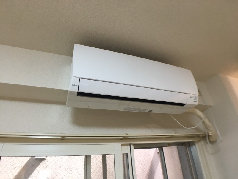 その他設備　エアコンが設置してありますので、寒暖対策もばっちり。