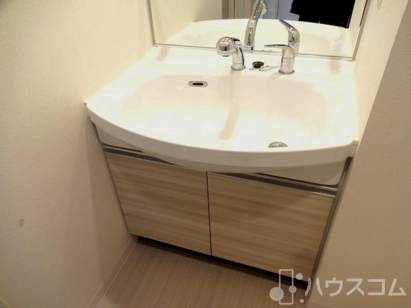 洗面設備　洗面所も使いやすそうですね。