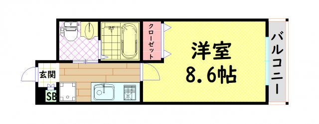 JINO新町の間取り写真