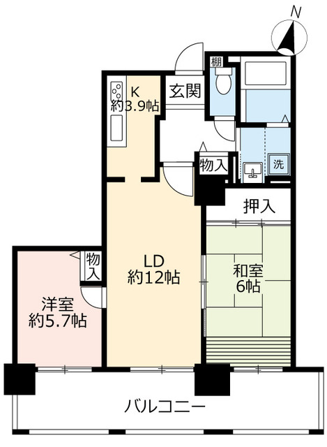 2LDK Mansion in Nada-ku, Kobe, Hyogo — photo 2 of 3