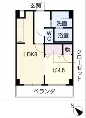 PRIME覚王山の間取り写真