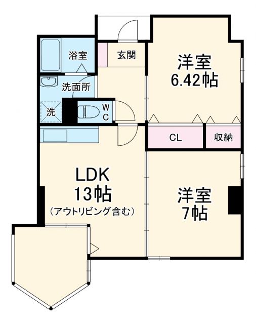 アネーロ上粕屋の間取り写真