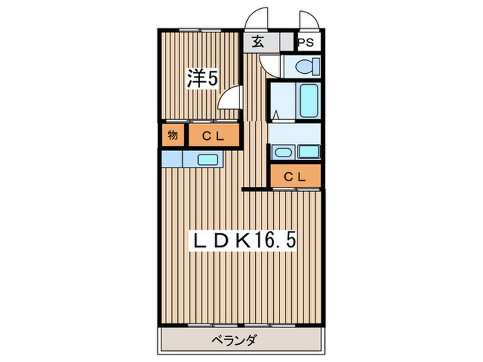 NKYフラットの間取り写真