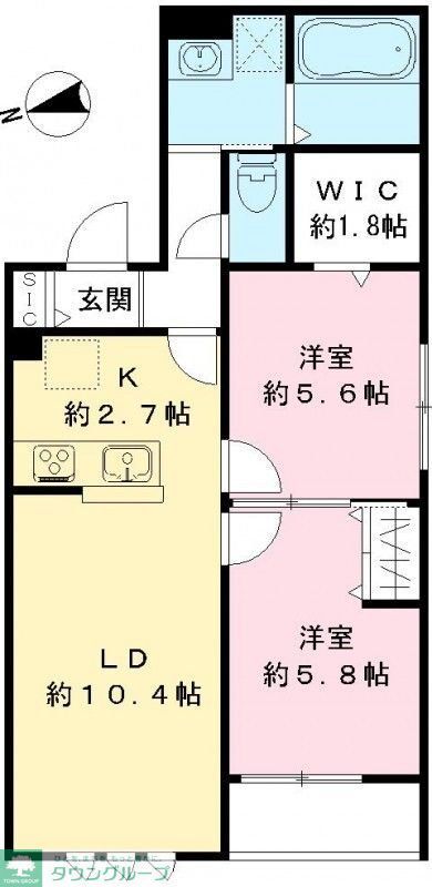ラララ テラスの間取り写真