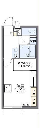 レオパレスアヴァンガルデの間取り写真