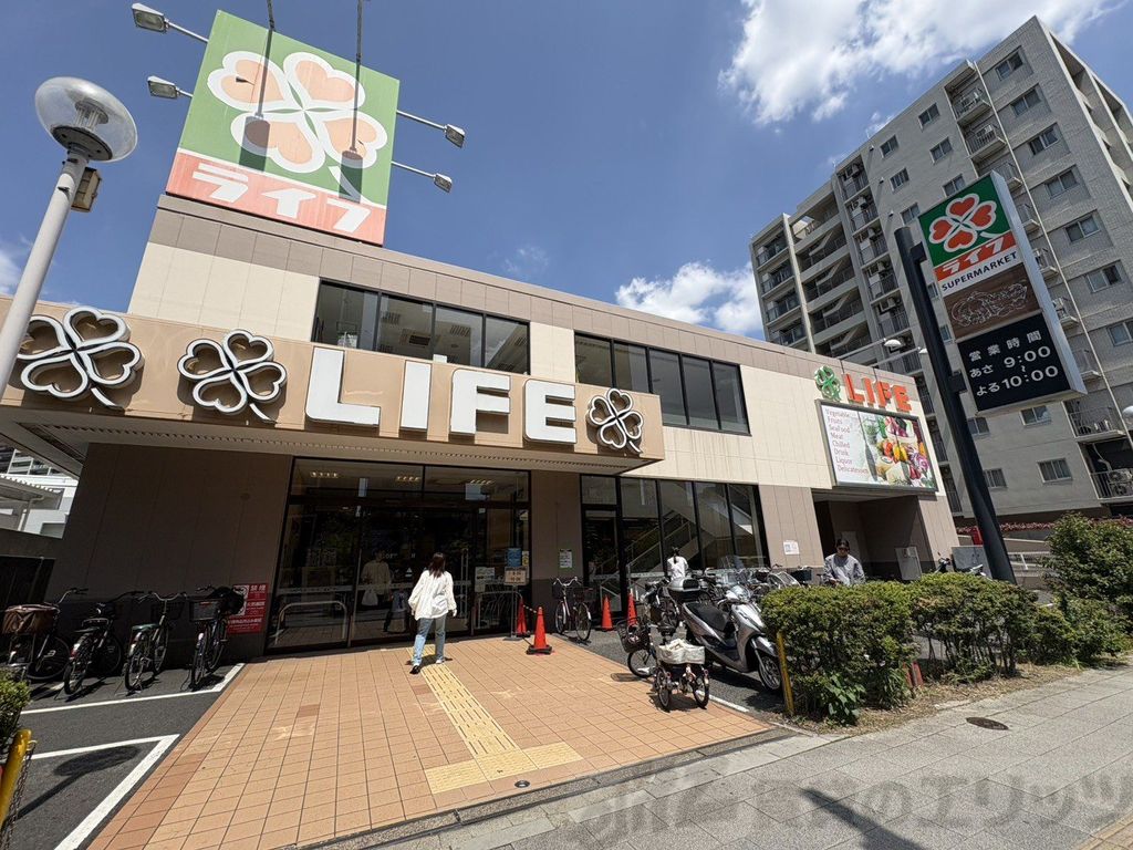 スーパー　ライフ亀戸店（スーパー）まで230m