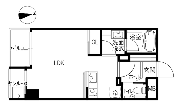 WARD VILLAGEの間取り写真