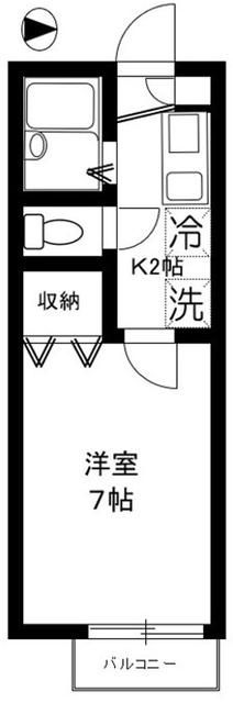 東京メトロ丸ノ内線 南阿佐ケ谷駅 徒歩15分 2階建 築26年の間取り写真