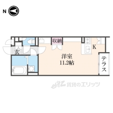 レオネクストノースブリッジ三山の間取り写真