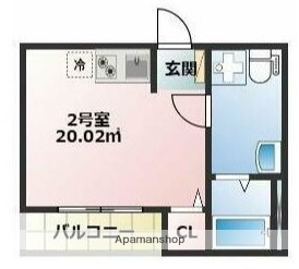 ＪＲ横浜線 古淵駅 徒歩12分 3階建 築1年の間取り写真