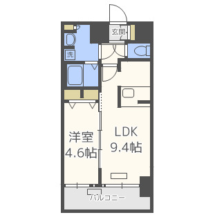 プレサンス立売堀パークシティの間取り写真
