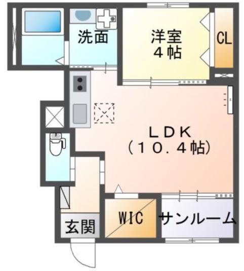 アルバ西岡本の間取り写真