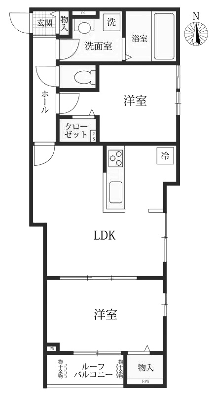 Bell Lead大倉山の間取り写真