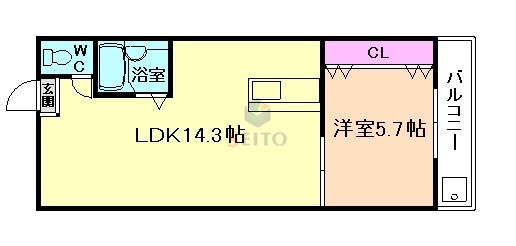 サンコートミツヤの間取り写真