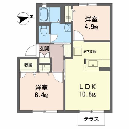 シティハイツABEIIの間取り写真