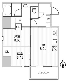 ALTERNA文京湯島の間取り写真